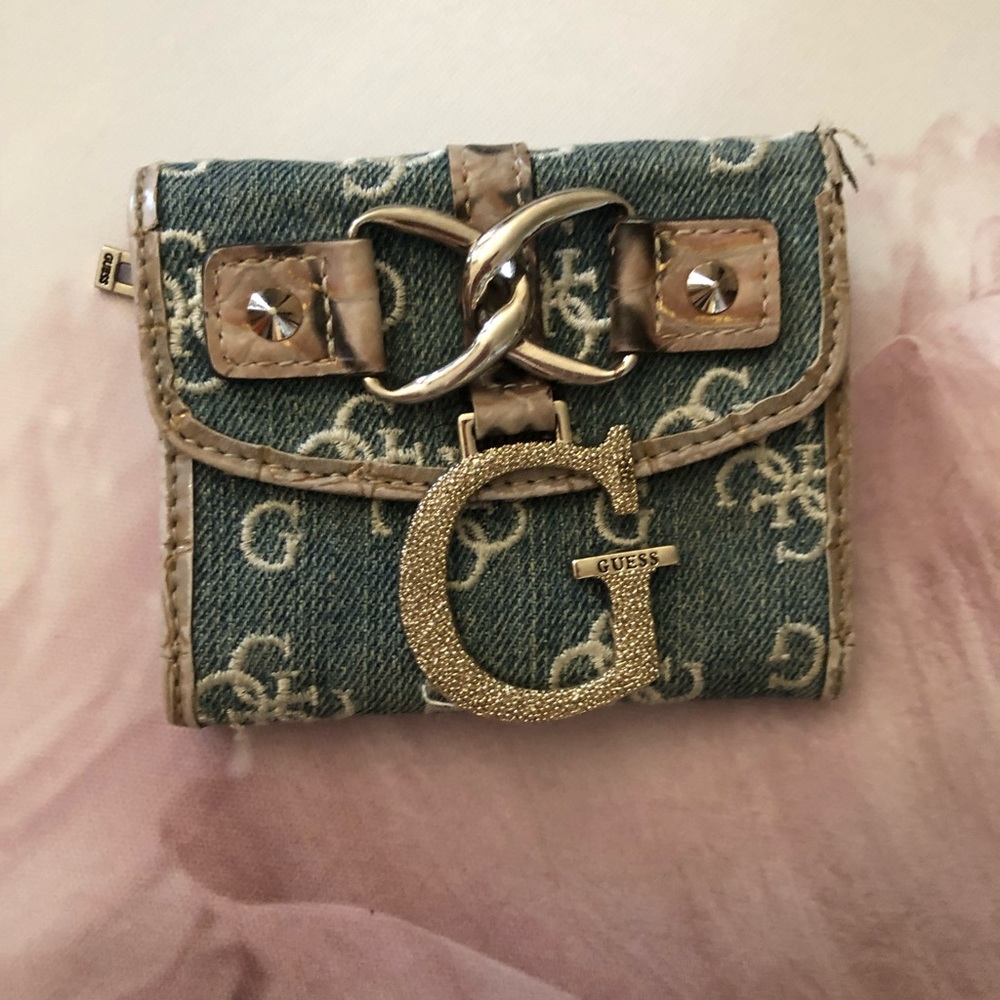 Guess wallet G denim blue - Picture 2 of 5